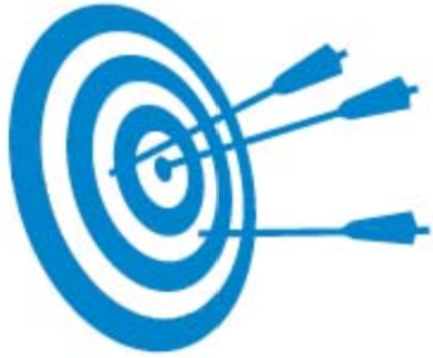 blue target
